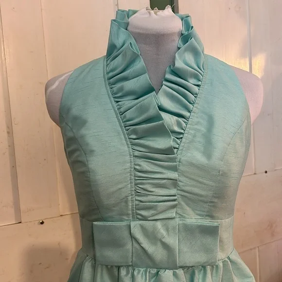 EC Alfred Sung Party Dress Fit-and-flare Wedding Dinner Bridesmaid Cocktail - Picture 3 of 8